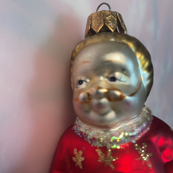 Mrs Claus Blown Glass Ornament - Picture 3 of 4